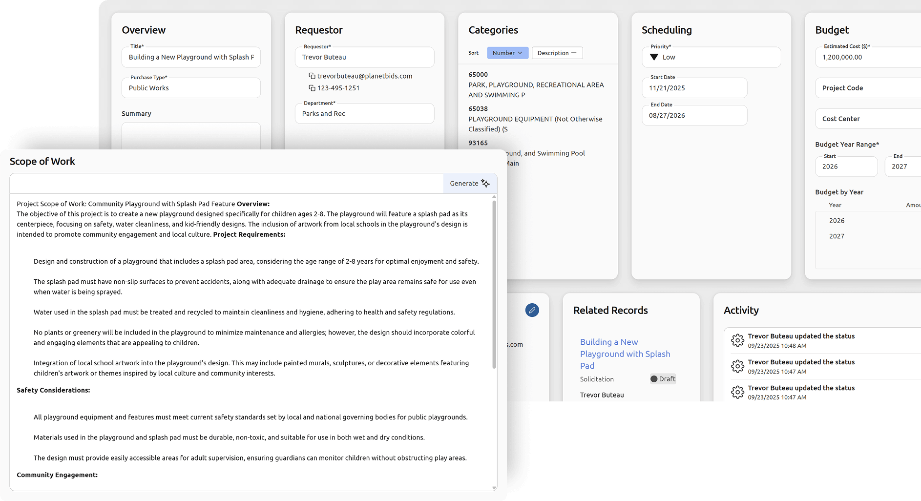 Scope of Work - App Preview