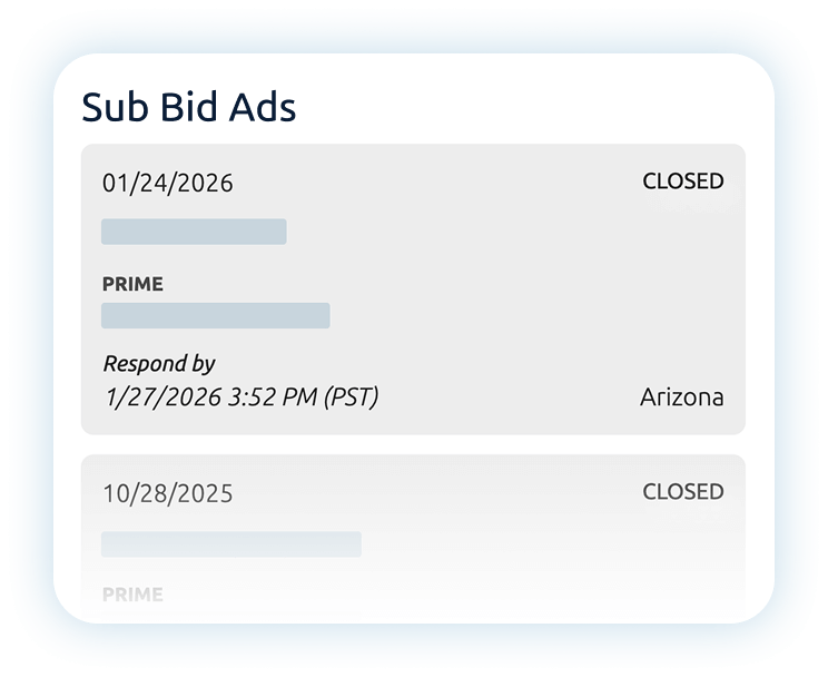Sub Bid Ads