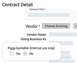 Piggy-backable and Cooperative Contracts
