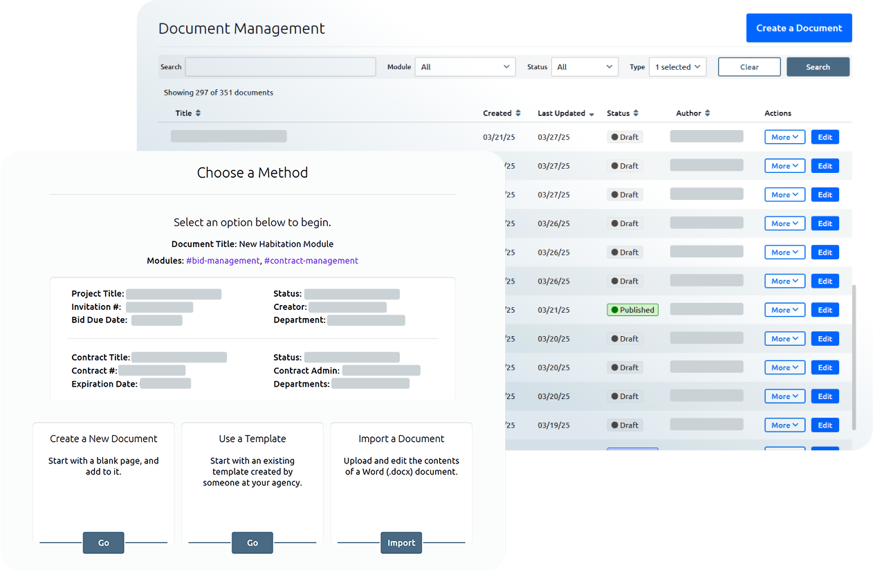 document-management-screens
